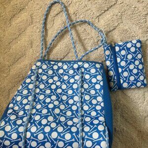 Neoprene Golf Tote & Matching Smaller Tee bag